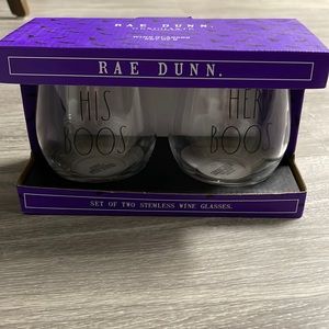 Rae Dunn 🎃👻 stemless wine glasses